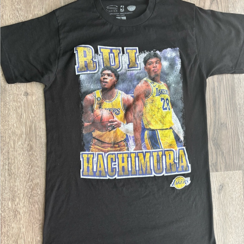 Rui Hachimura Lakers Graphic Tee Sz.S